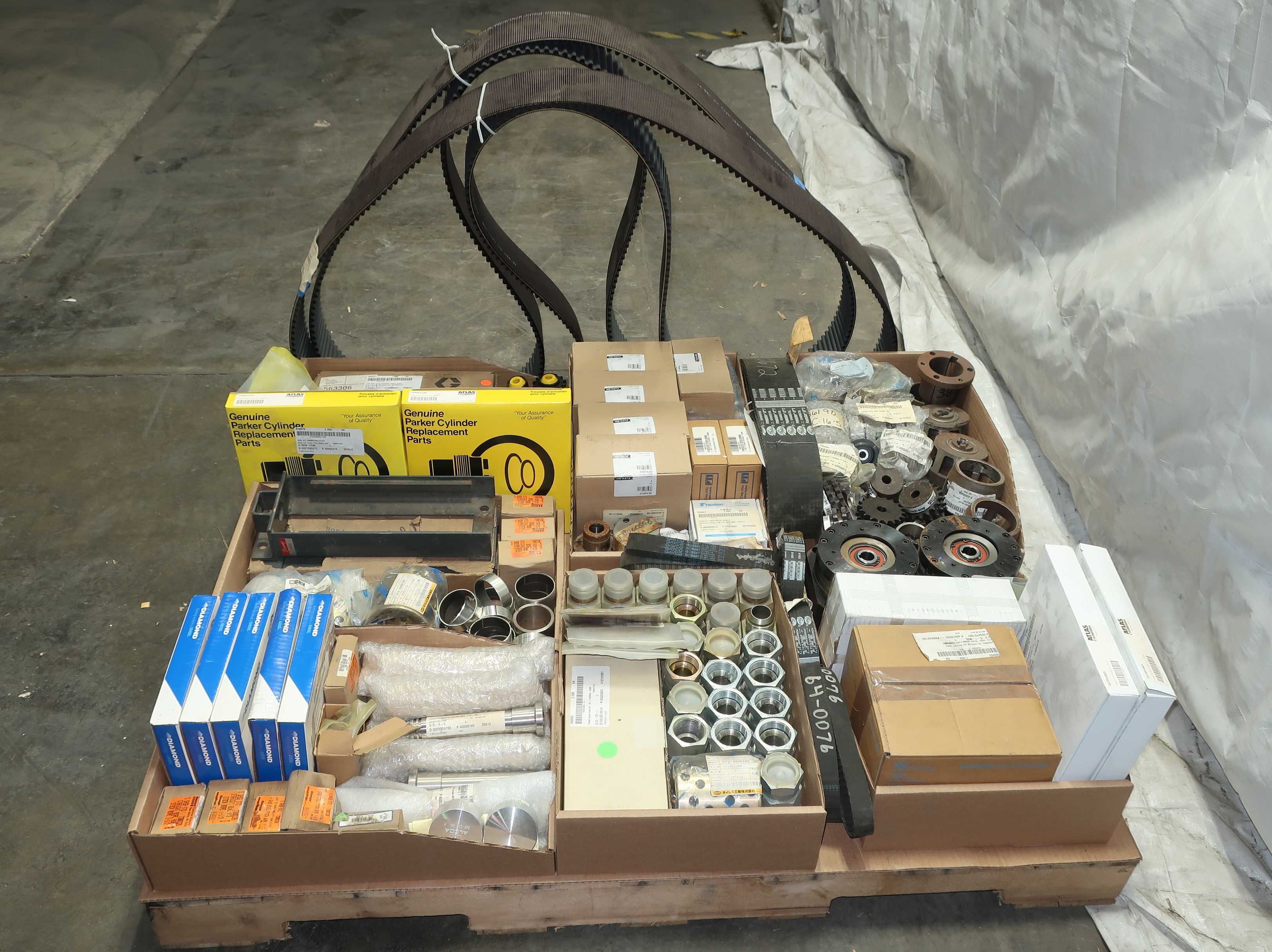 BULK QTY OF ASSORTED POWER TRANSMISSION - POWER TRANSMISSION