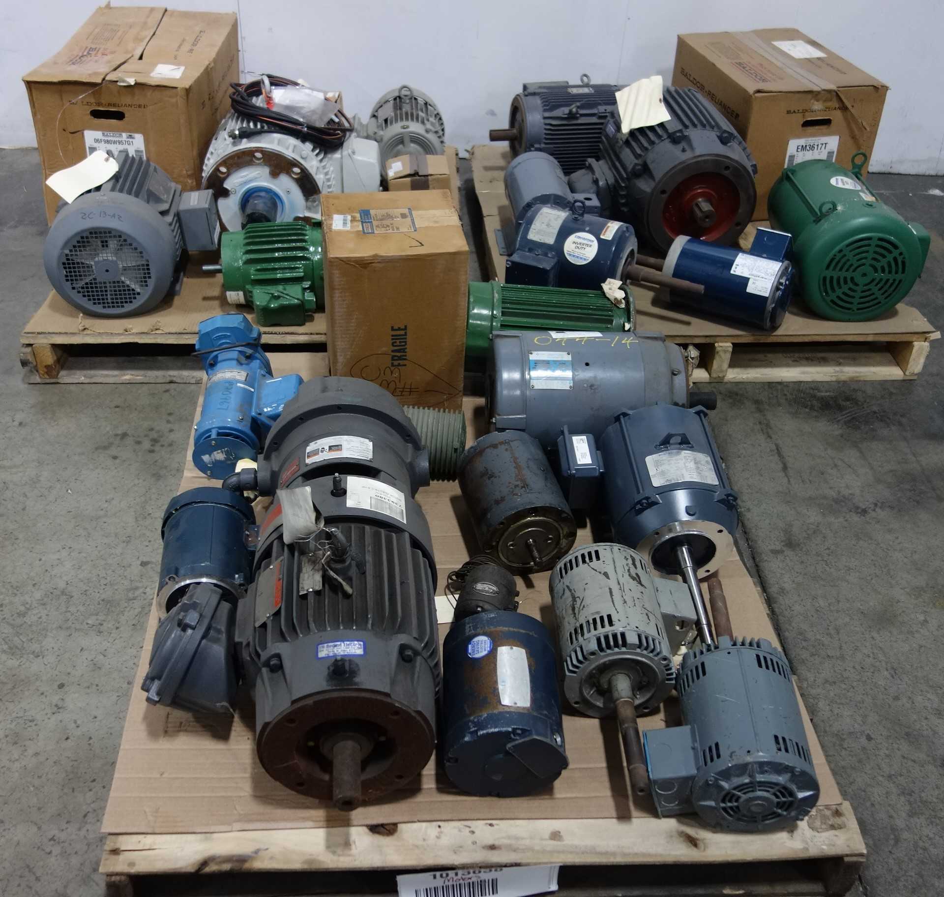 BULK QTY OF ELECTRIC MOTORS - 