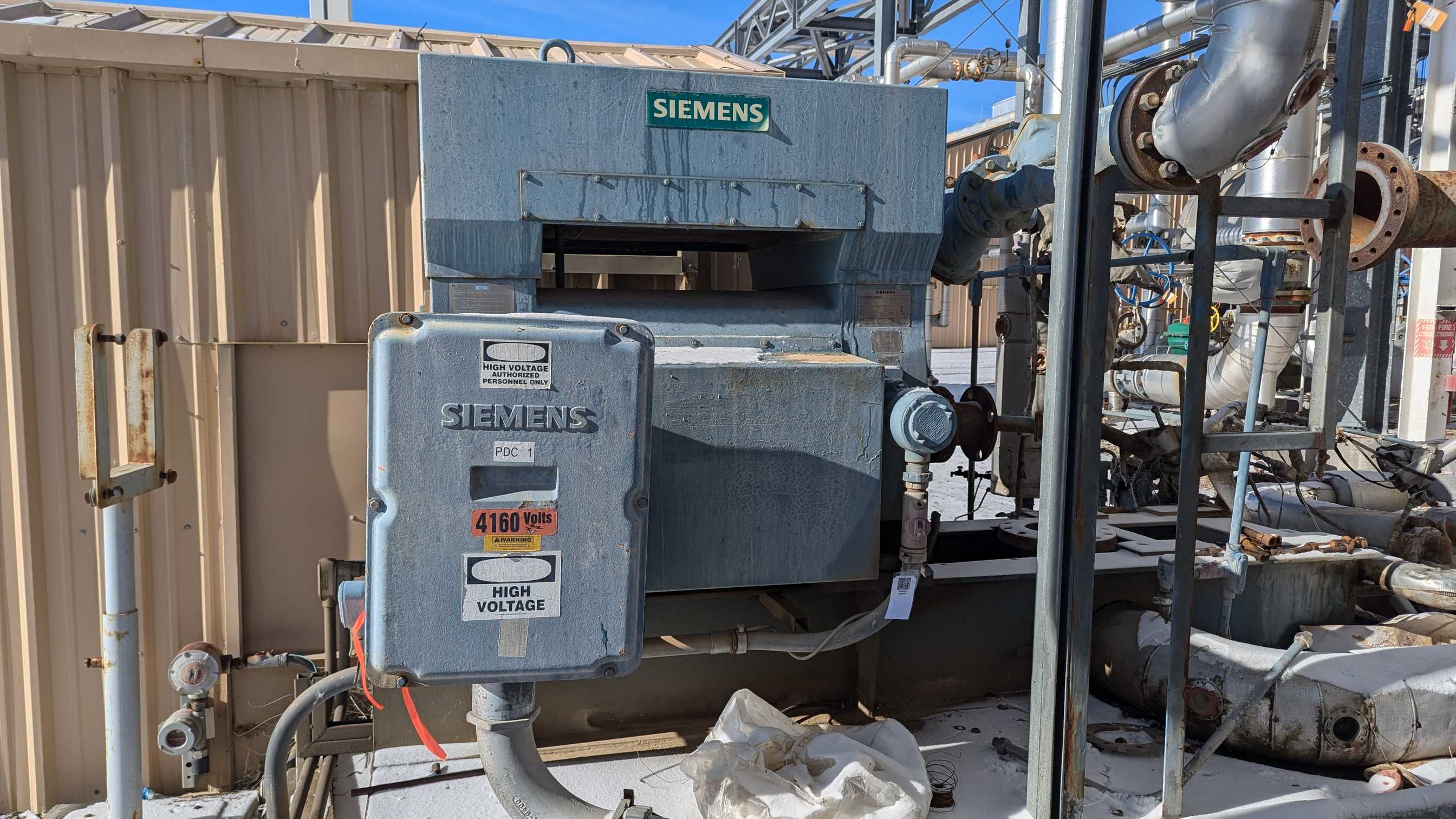 1994 SIEMENS CGII 1250 HP INDUCTION MOTOR - ELECTRIC MOTORS