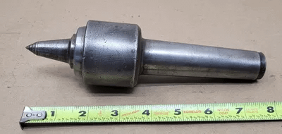 4MT LIVE CENTER, OAL: 8IN, MORSE TAPER SIZE: 4 - MACHINE TOOLING