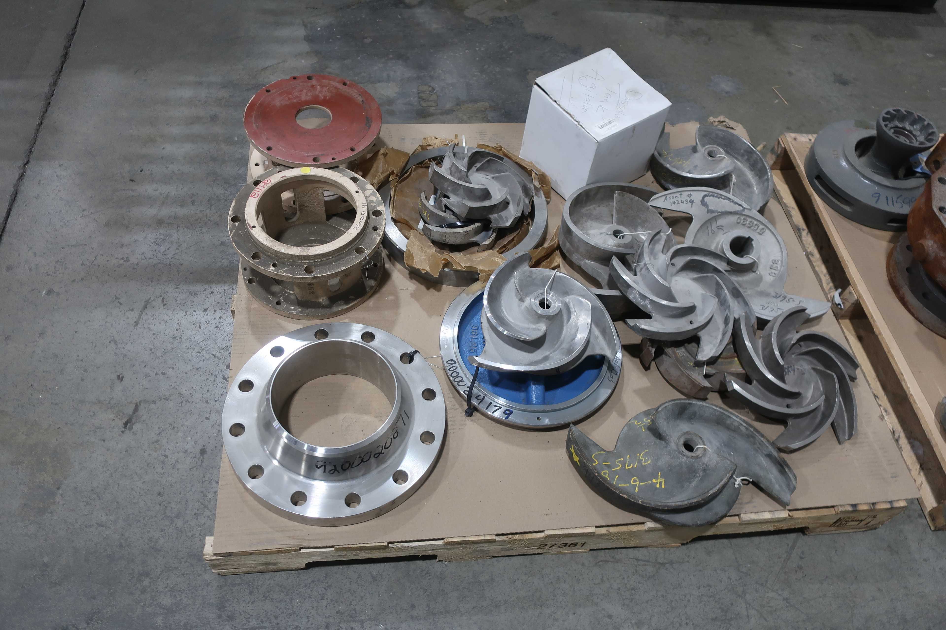 SKU 1751377 - 4 PALLETS OF ASSORTED PUMP PARTS AND ACCESSORIES - PUMP REPLACEMENT PARTS