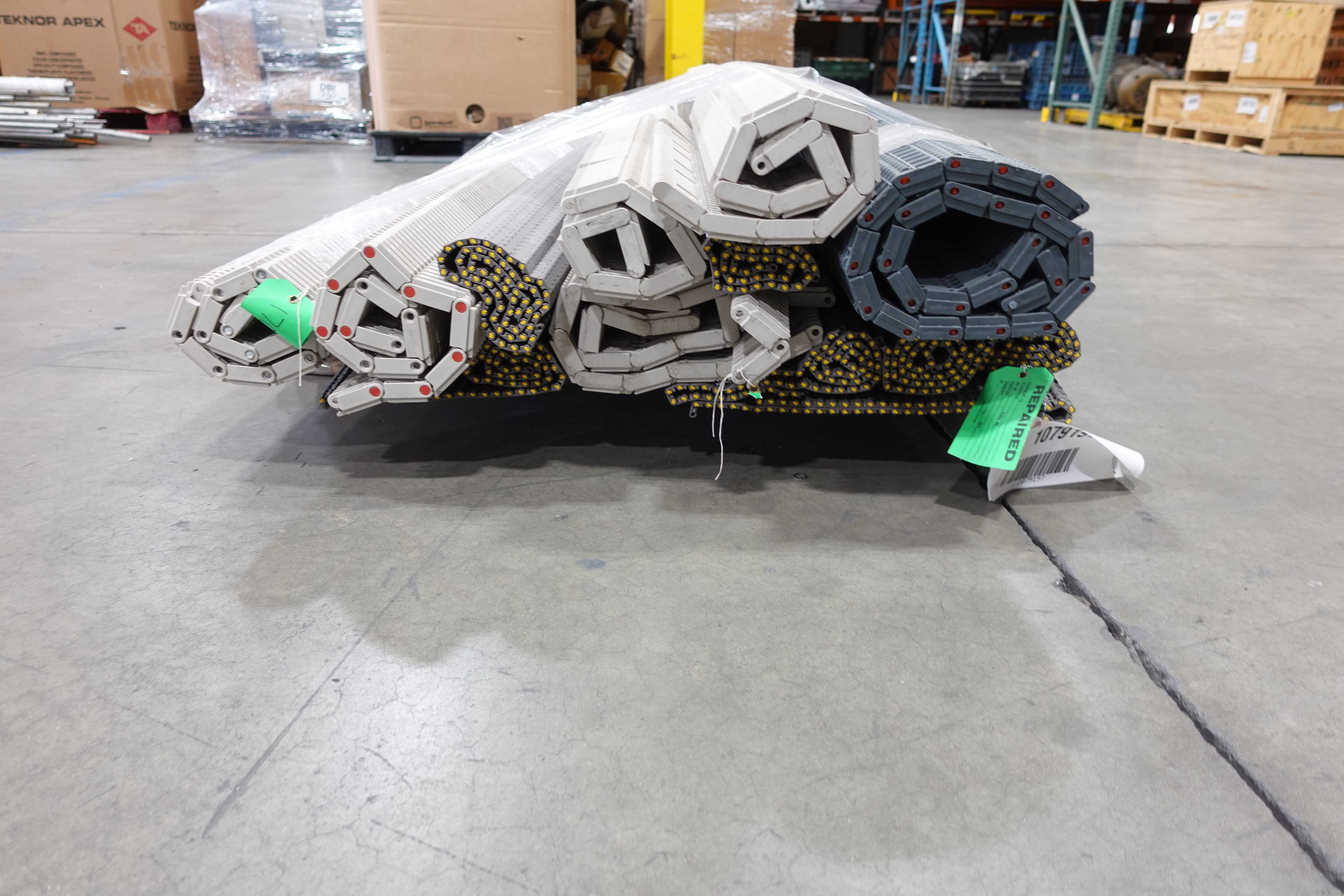 SKU 1079197 - PALLET OF ASSORTED CONVEYOR BELTS - BELT CONVEYOR