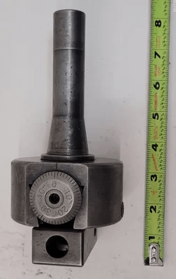 BRIDGEPORT NUMBER 2 BORING HEAD WITH R8 HOLDER - MACHINE TOOLING