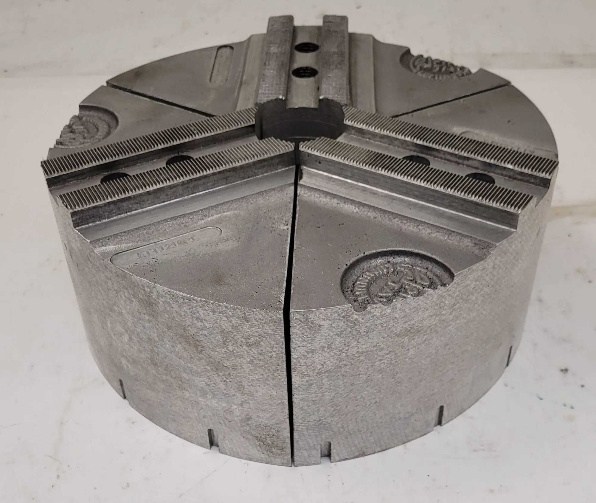 ABBOTT KTT1210P1 3 JAW CHUCK - 10 IN CHUCK SIZE, 12 IN DIAMETER, 6061 T-6 ALUMINUM MATERIAL - MACHINE TOOLING