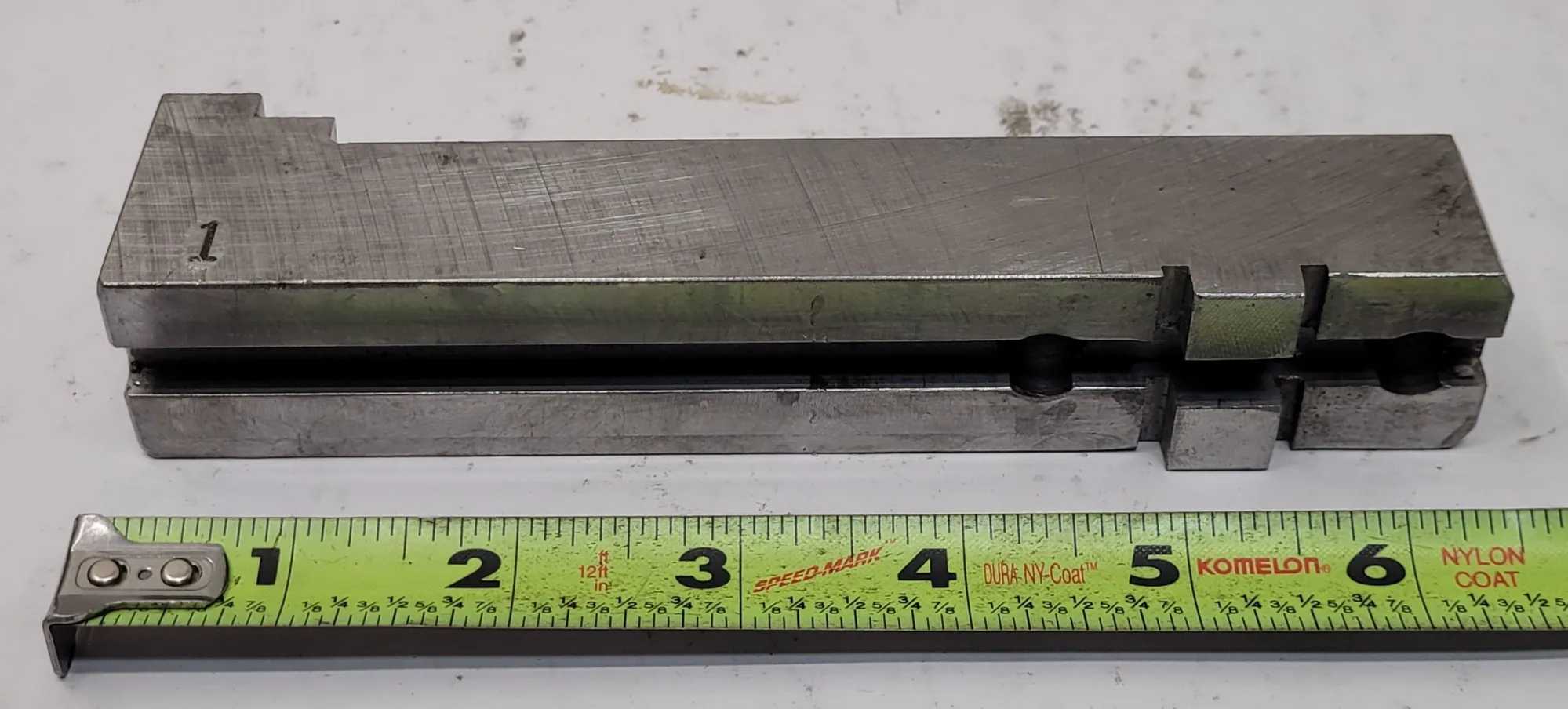 ACTION TOOL LATHE CHUCK JAW SET, 3 PIECES, 6-1/2" X 2-1/2" X 1-1/8" - MACHINE TOOLING