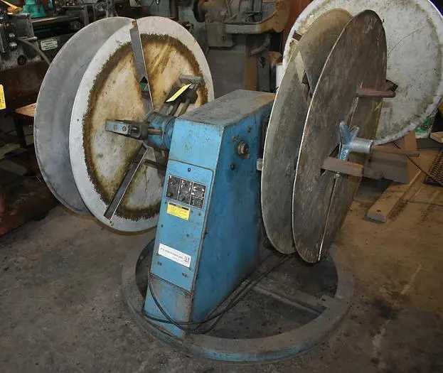 P/A INDUSTRIES DSRA600D MOTORIZED DOUBLE-END COIL REEL, 600 LB MAX WEIGHT, 8" WIDTH - STORAGE & HANDLING EQUIPMENT