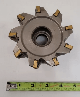 INGERSOLL DD6H-40R01 4" - 9 INSERT FACE MILL - CUTTING DIA. 4.000", DOC MAX 0.065" - MACHINE TOOLING