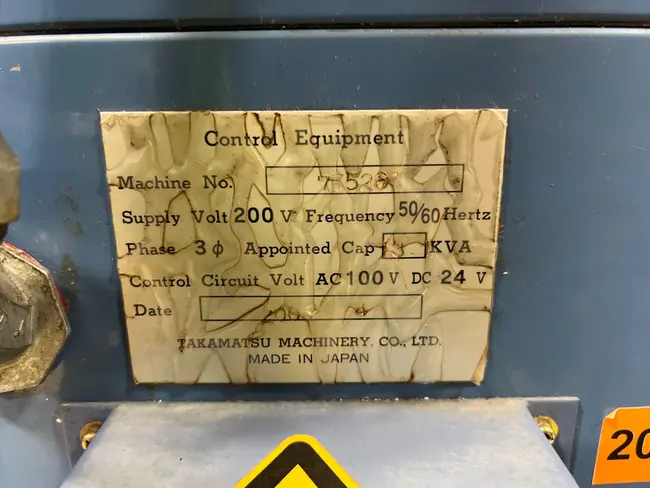 2005 TAKAMATSU X-10I CNC LATHE - undefined