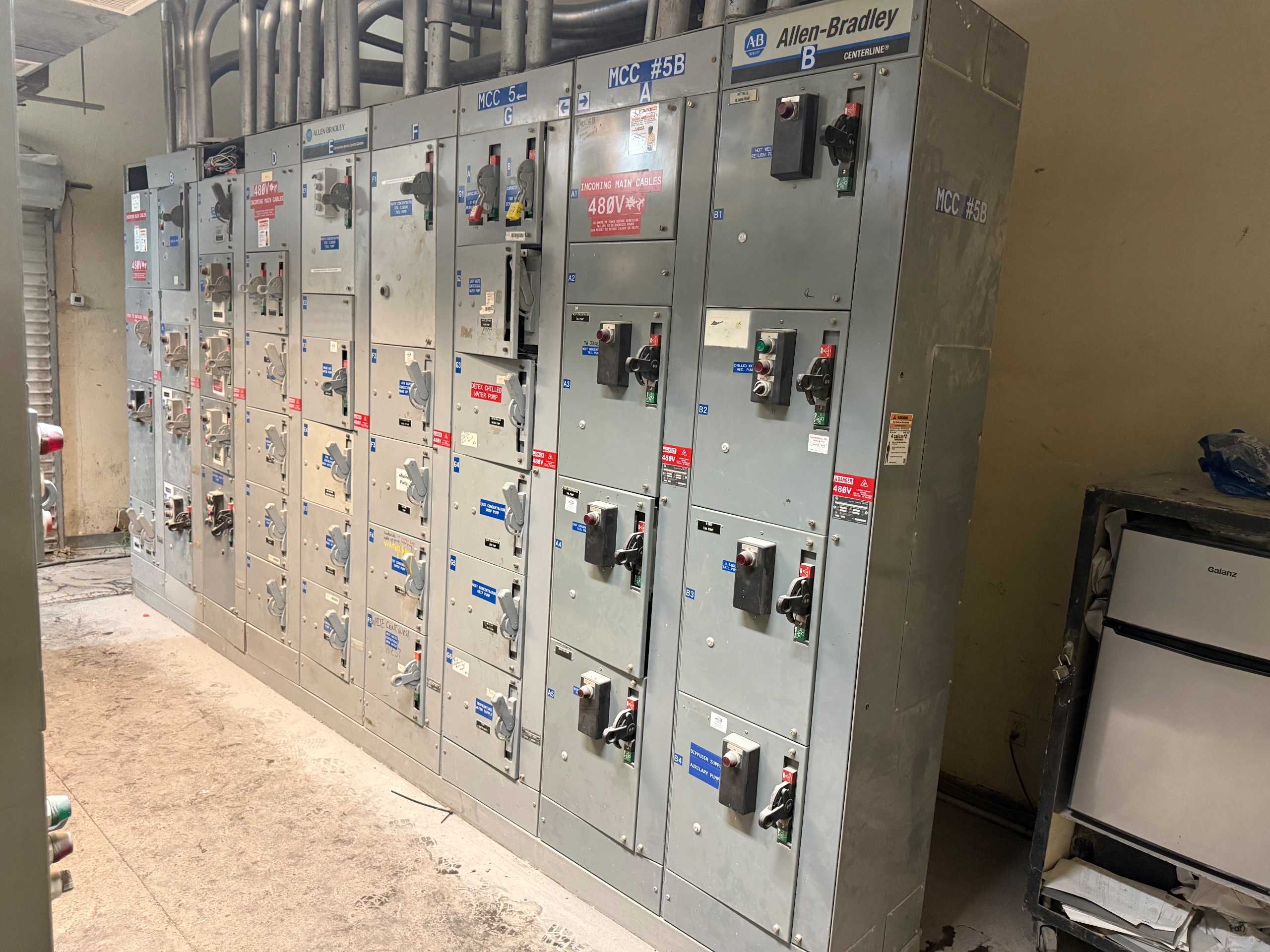 CONTENTS OF ELECTRICAL ROOM - ELECTRICAL EQUIPMENT