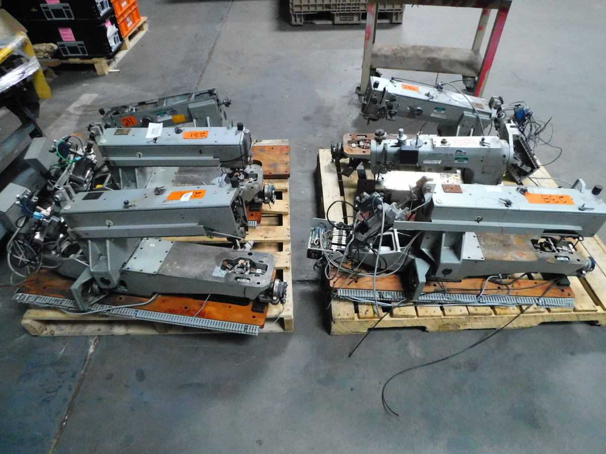 Lot Of 6 Durkopp Adler K396 K467 Industrial Sewing Machines - PLANT & FACILITY