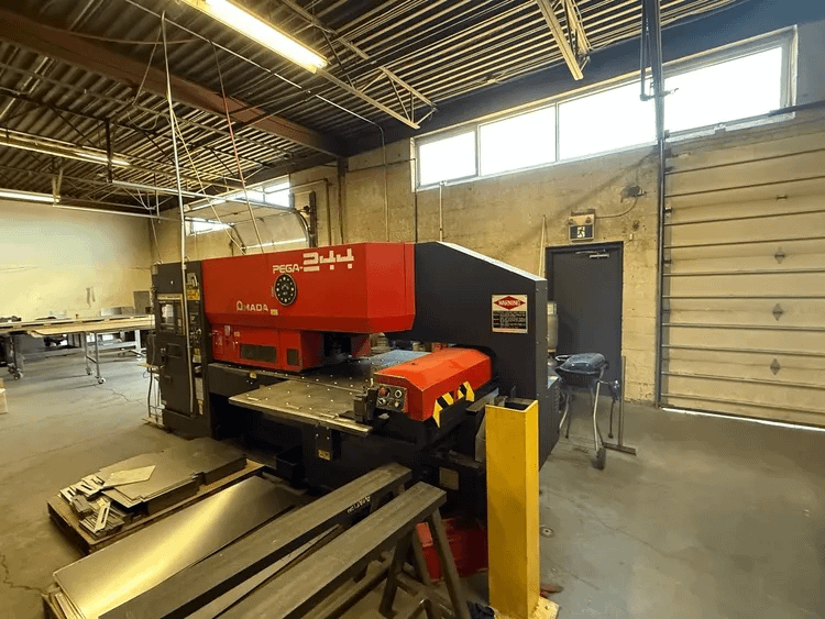 1990 AMADA PEGA 244 20 TON TURRET PUNCH PRESS - PUNCHING MACHINES