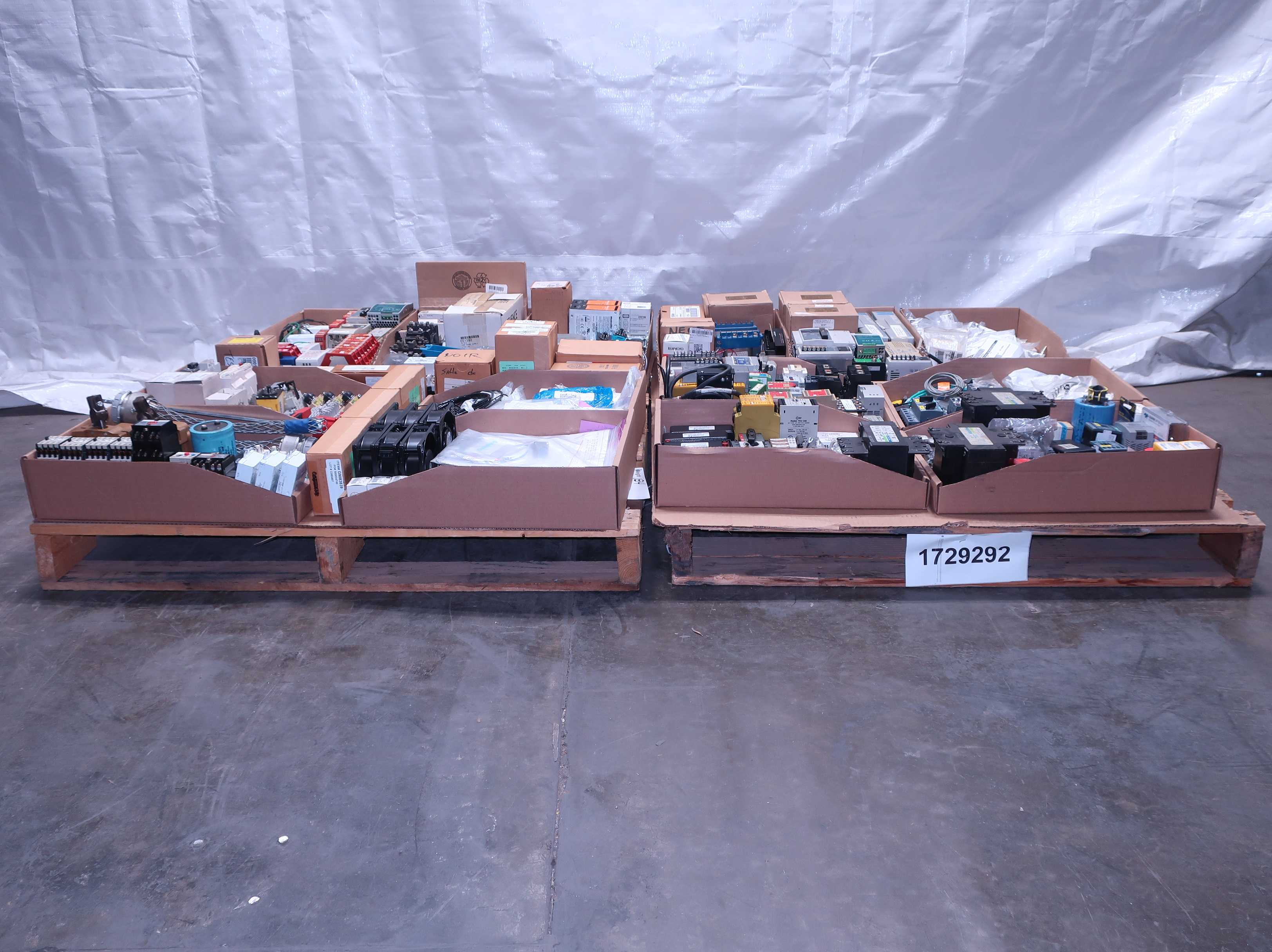 SKU 1729292 - 2 PALLETS OF ASSORTED ELECTRICAL COMPONENTS - ELECTRICAL COMPONENTS