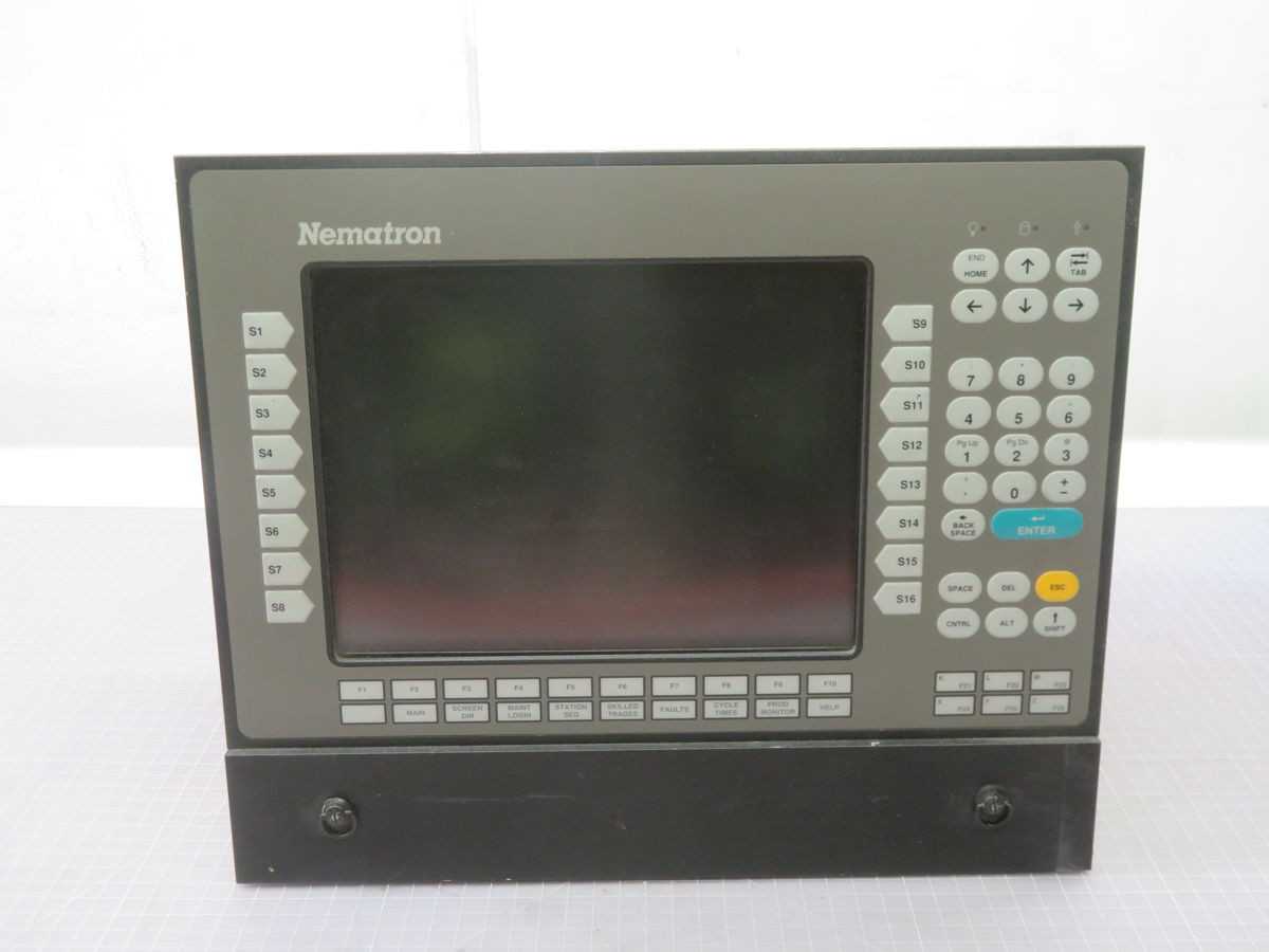 NEMATRON ICC-6L6-HS2 IC63A2-JB310401, CONTROL PANELS INTERFACES, 12.1 INCH TOUCH DISPLAY - OPERATOR INTERFACE PANELS