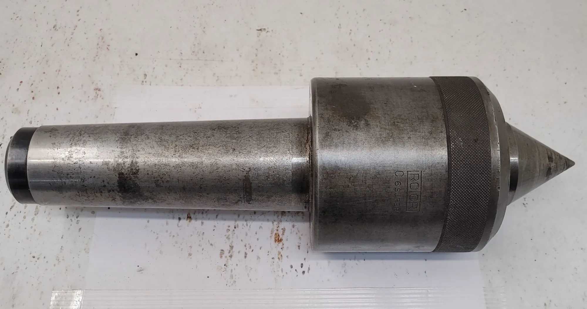 BRUCKNER MT5 HEAVY DUTY DEAD CENTER 5MT 12.5" OVERALL 6" SHANK - MACHINE TOOLING