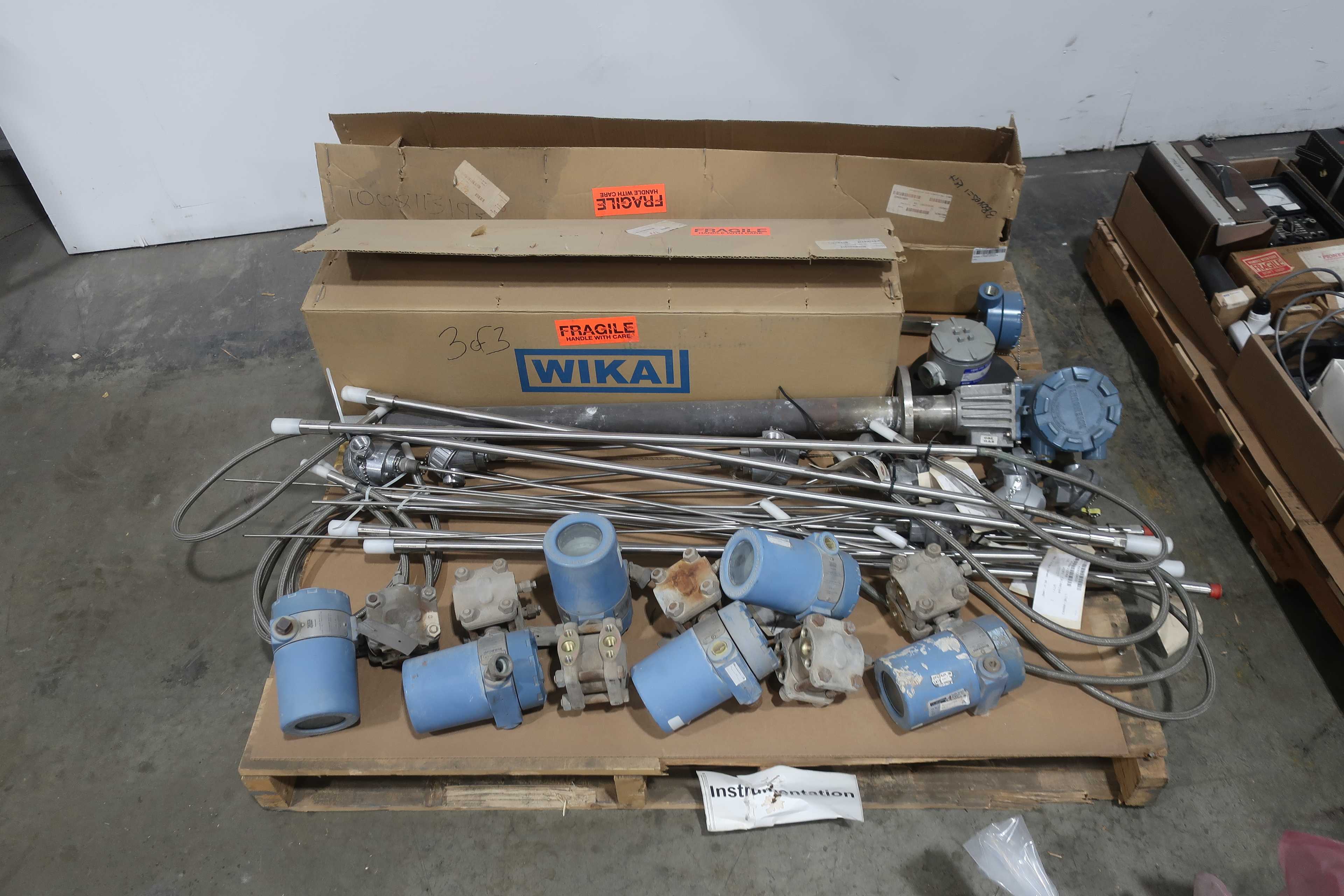 SKU 1742330 - 3 PALLETS OF ASSORTED INSTRUMENTATION - INSTRUMENTATION