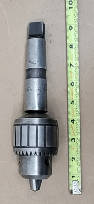 JACOBS 14N 3JT DRILL CHUCK W/ KEY – 4MT CHUCK ARBOR, BALL BEARING, 0.040"–0.500" CAPACITY - MACHINE TOOLING