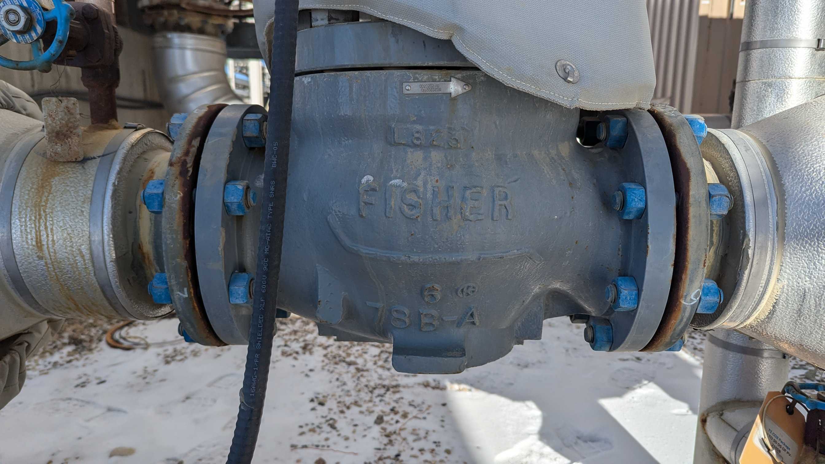 FISHER CONTROL VALVE & 657 ACTUATOR ASSEMBLY - VALVE & ACTUATOR ASSEMBLY