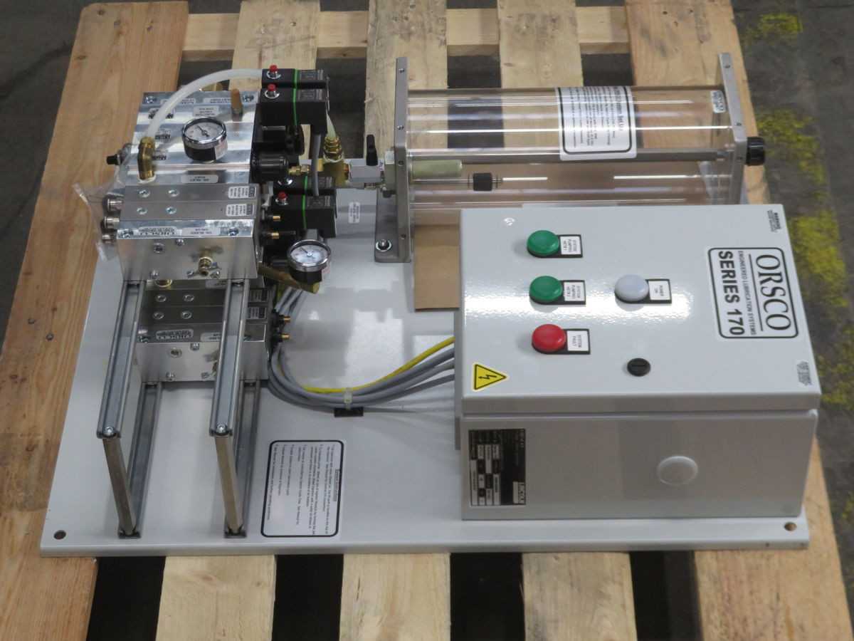 ORSCO 170-0115-4-AC SERIES 170 OIL SPRAY LUBRICATION SYSTEM - PNEUMATIC LUBRICATOR