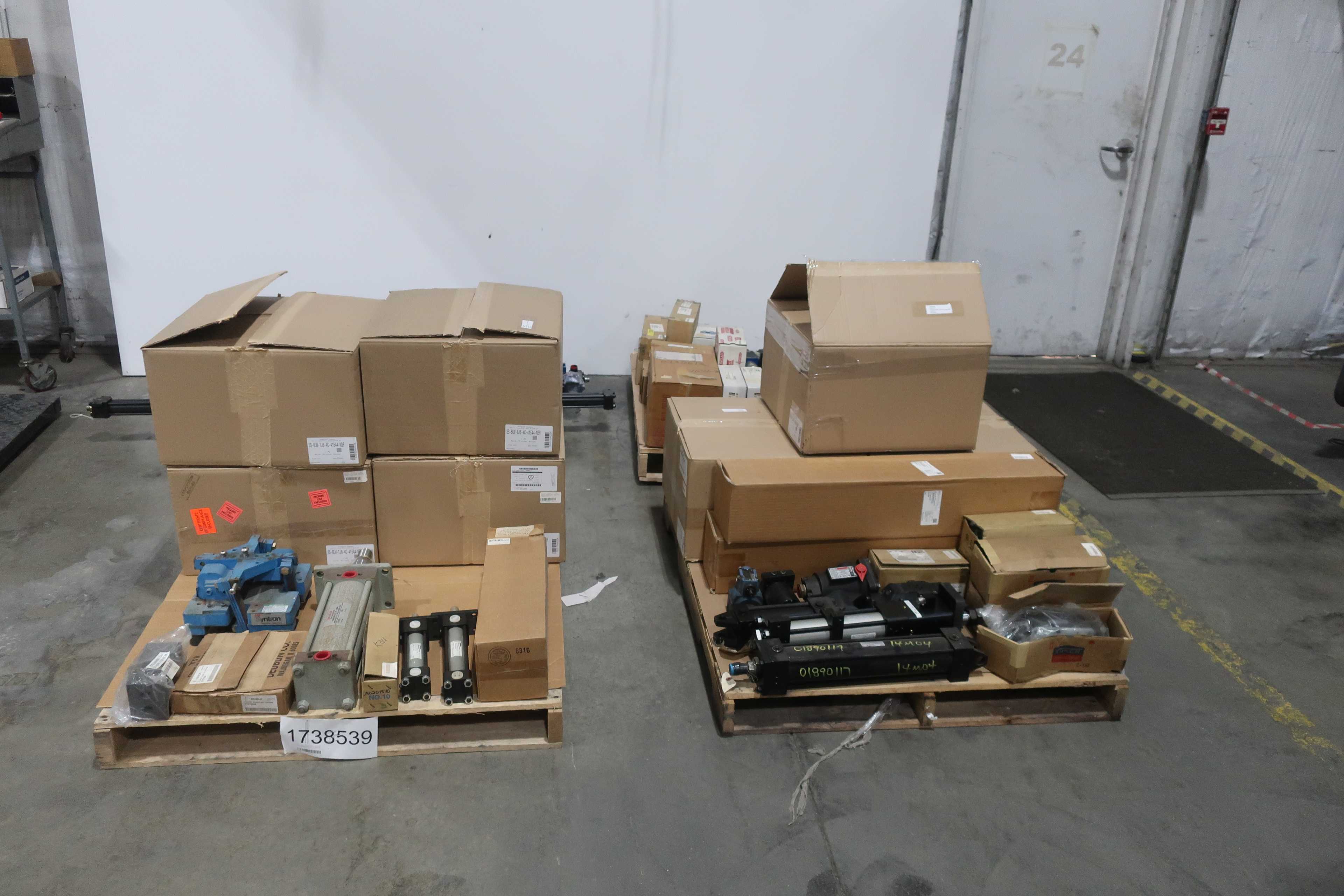 SKU 1738539 - 4 PALLETS OF ASSORTED HYDRAULIC PARTS - HYDRAULIC PARTS