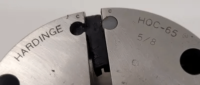 HARDINGE HQC-65 QUICK CHANGE COLLET SERIES 65, 5/8IN, NON-SERRATED INTERIOR, 2.25” HEIGHT - MACHINE TOOLING