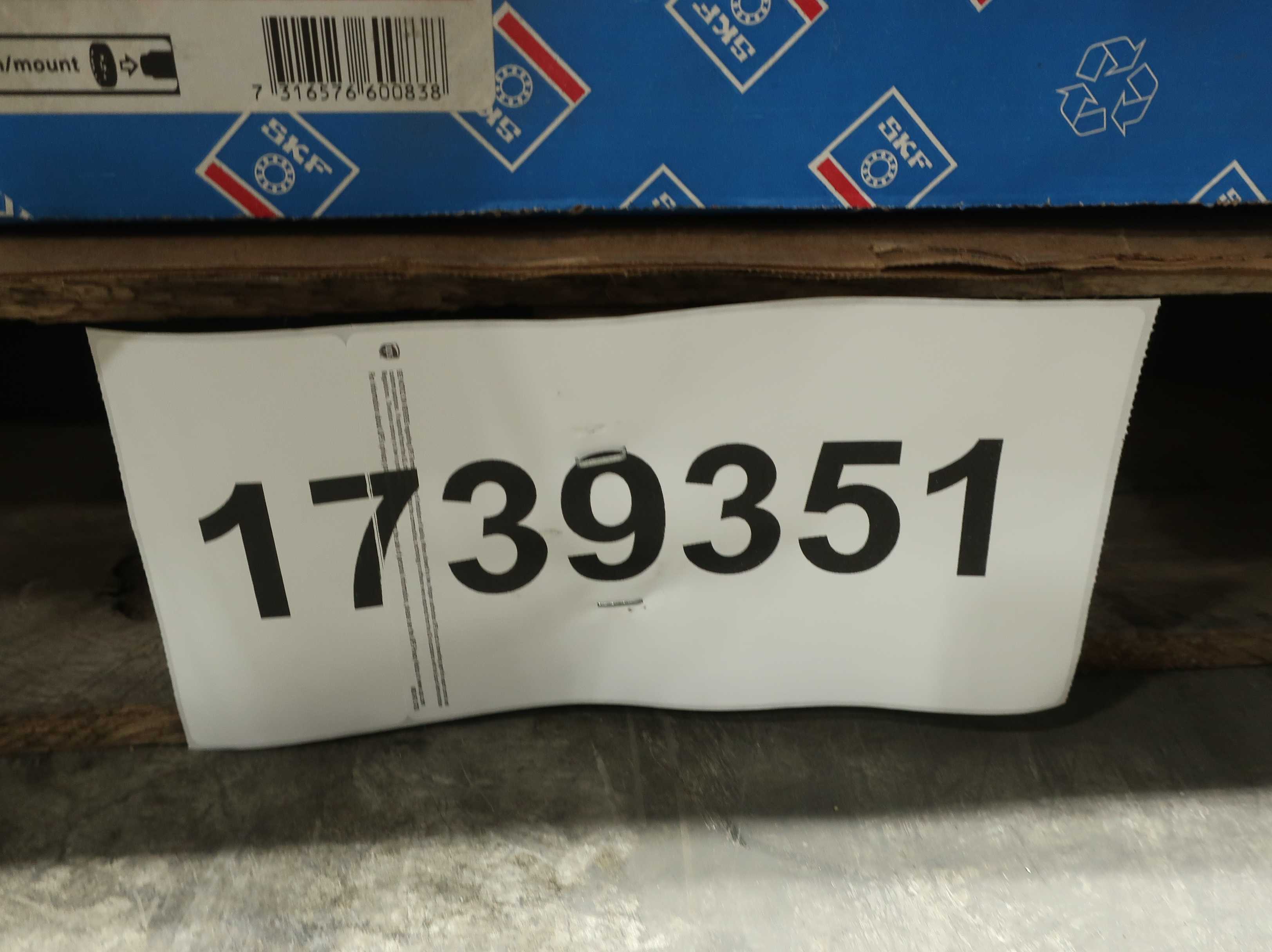 SKU 1739351 - PALLET OF ASSORTED SKF BEARINGS - BEARINGS