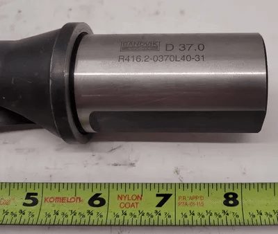 SANDVIK COROMANT R416.2-0370L40-31 INDEXABLE INSERT DRILL 37MM CUTTING DIAMETER - MACHINE TOOLING