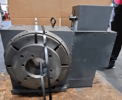 SMW RT 400V 16" 4TH AXIS ROTARY TABLE WITH HYDRAULIC TAILSTOCK AND STEADY RESTS - ROTARY TABLES