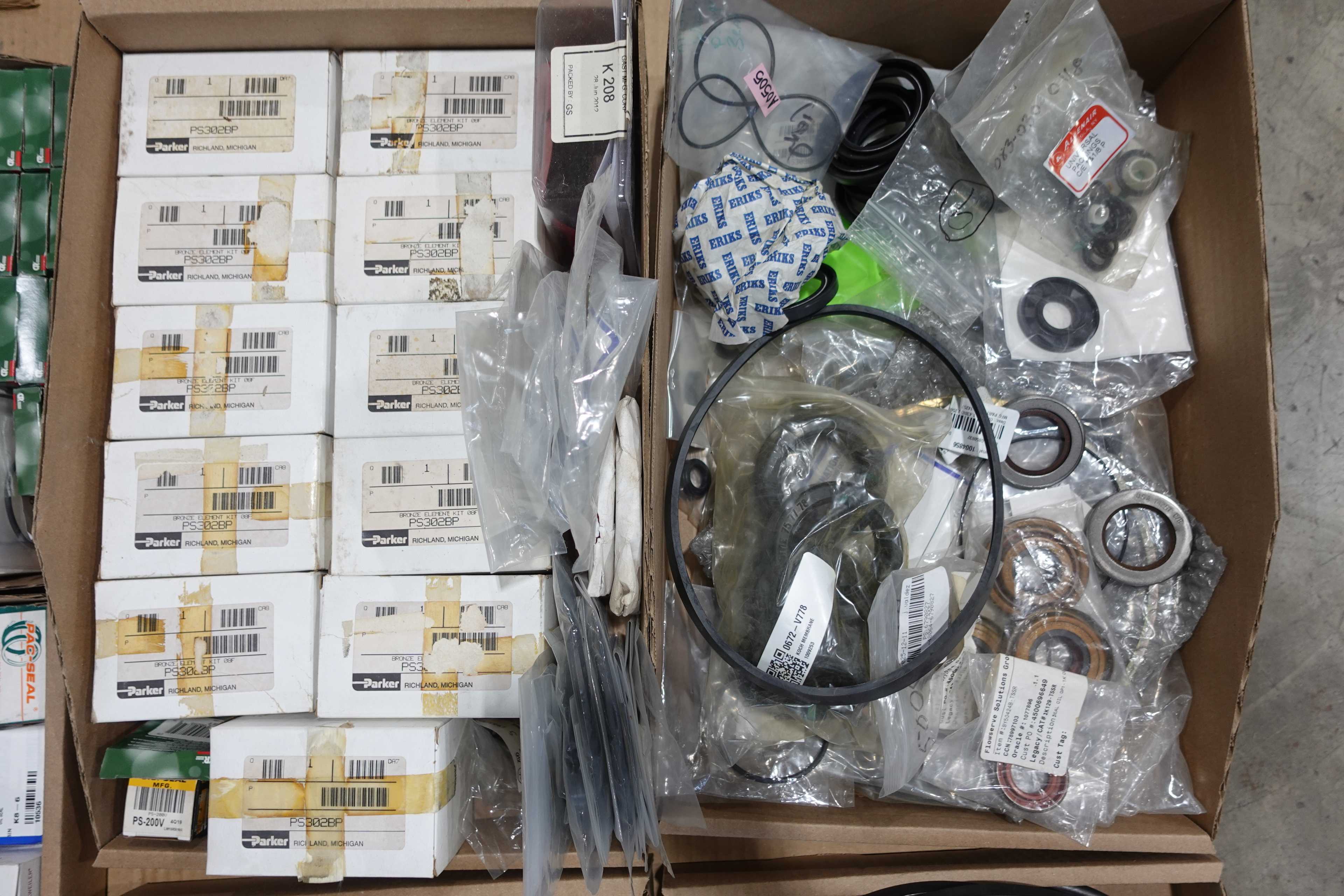 SKU 1740367 - 3 PALLETS OF ASSORTED SEALS, GASKETS, AND REPAIR KITS - SEALS