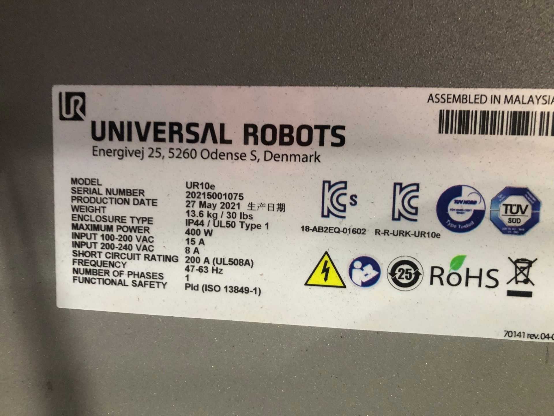 2021 UNIVERSAL ROBOTS UR10E ROBOT & CONTROLLER ASSEMBLY WITH WELDER - ROBOT & CONTROLLER ASSEMBLIES