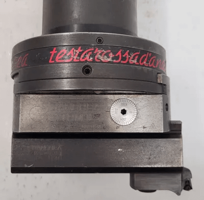 D'ANDREA TRM 125 PRECISION FINISH BORING HEAD - CAT 50 MODULAR CONNECTION MB80 - MACHINE TOOLING