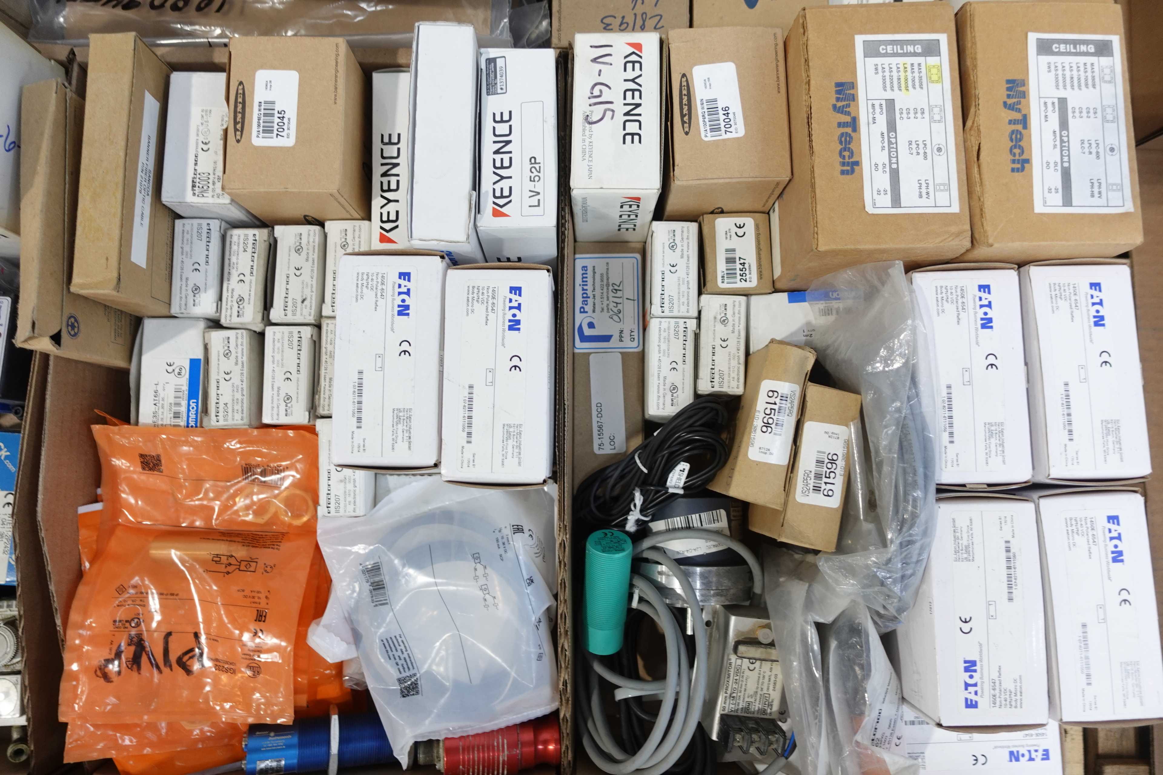 SKU 1725417 - 2 PALLETS OF ASSORTED SENSORS - SENSORS