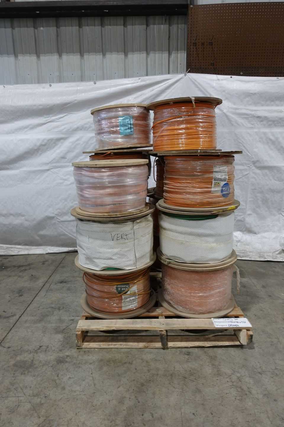 PALLET OF TE CONNECTIVITY AMP PRECISION CABLE PALLET OF TE CONNECTIVITY AMP PRECISION CABLE