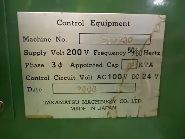 2003 TAKAMATSU TOP-T CNC LATHE - undefined