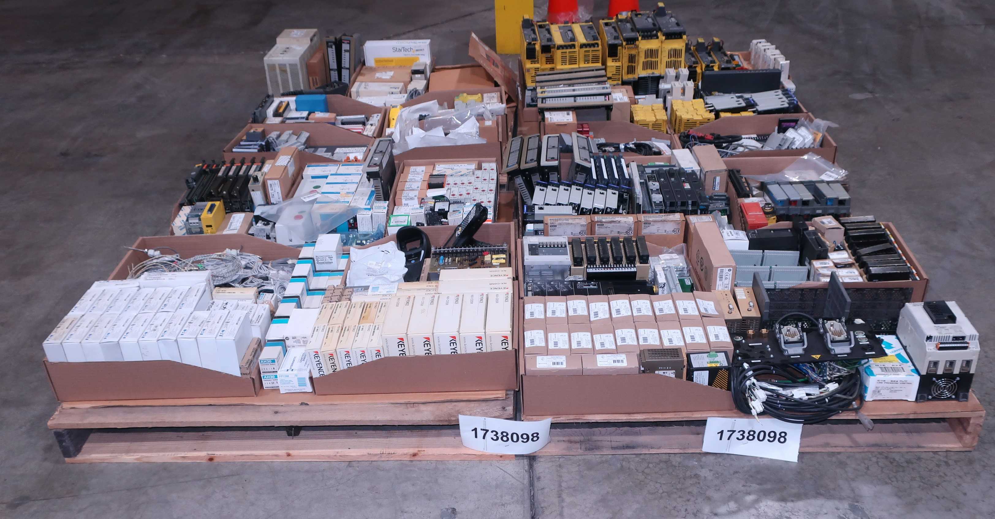 SKU 1738098 - 4 PALLETS OF ASSORTED AUTOMATION AND CONTROLS