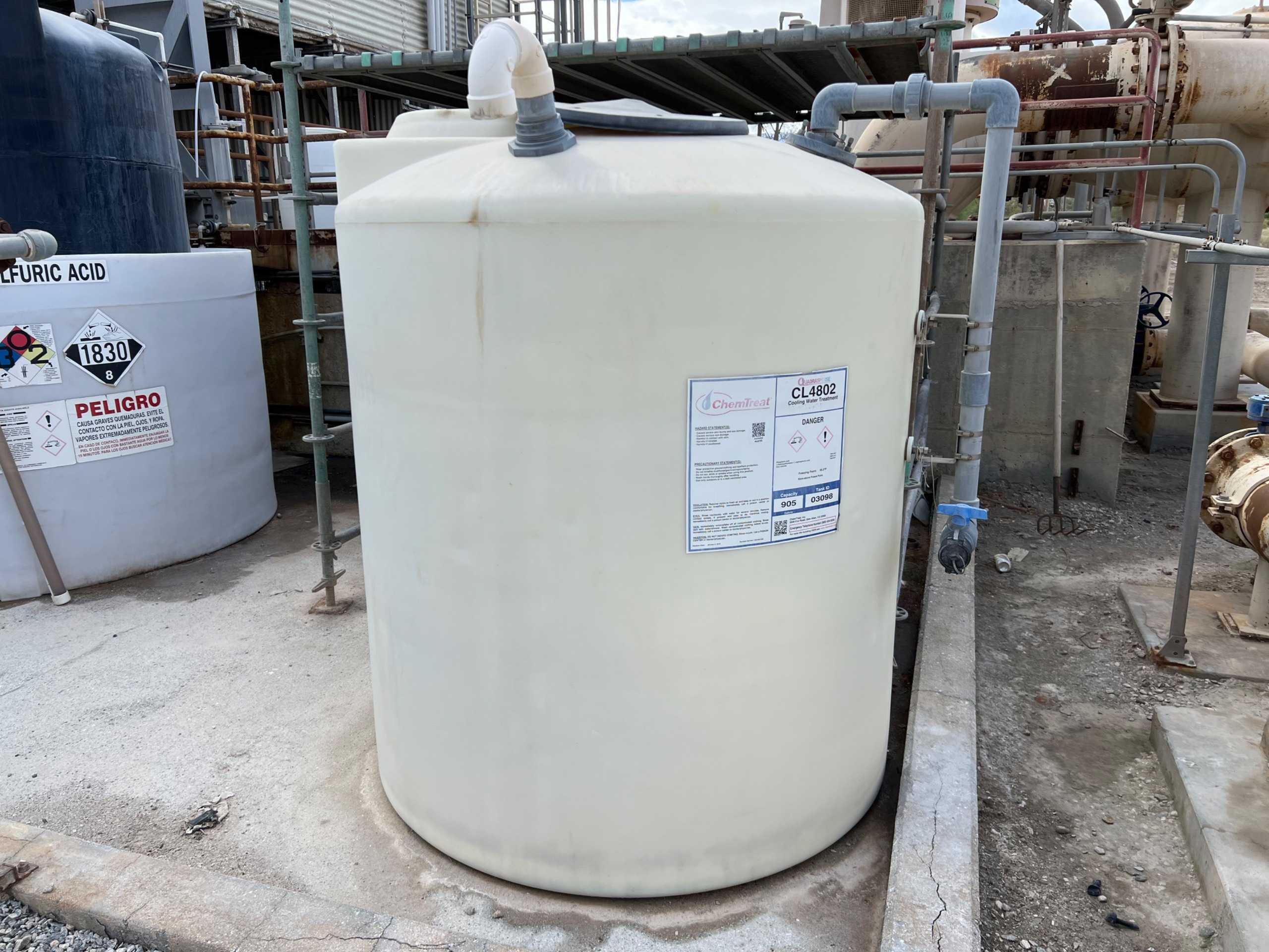 CHEMICAL STORAGE SYSTEM - TANKS