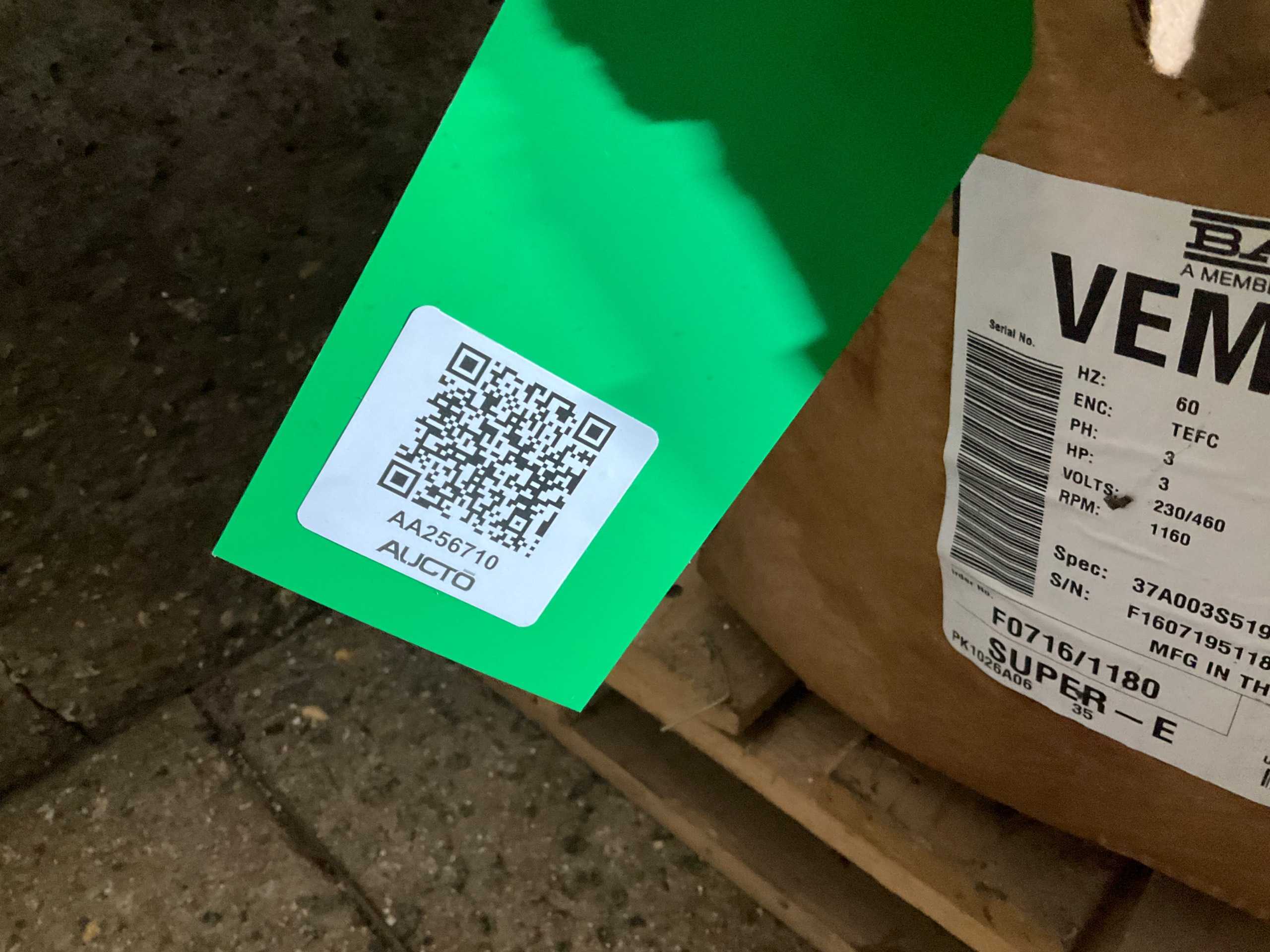 BALDOR VEM3704T AC MOTOR - AC MOTOR