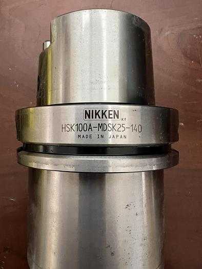 NIKKEN HSK100A-MDSK25-140 MAJOR DREAM SLIM CHUCK, HIGH-PRECISION TOOL HOLDER, 140MM PROJECTION - TOOLHOLDING