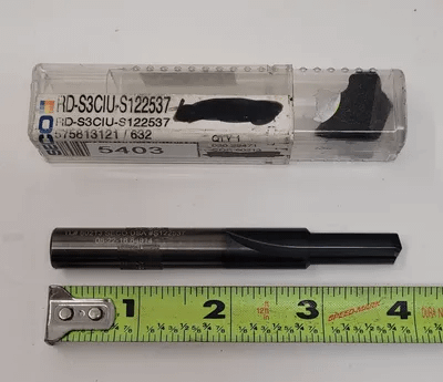 SECO DRILL/REAMER, CARBIDE, 10MM, 12MM SHANK, COOLANT THRU, 2 FLUTES - MACHINE TOOLING