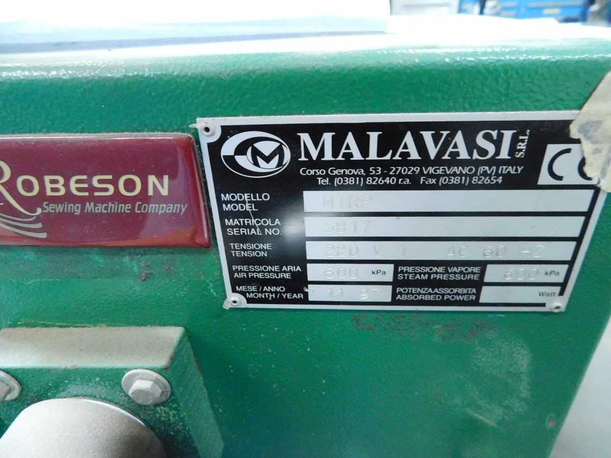 MALAVASI MTRP, SEWING EQUIPMENT, IND. MOTOR DRIVE, ELEC YARN GUIDES, YARN BREAK DETECTION - PLANT & FACILITY EQUIPMENT