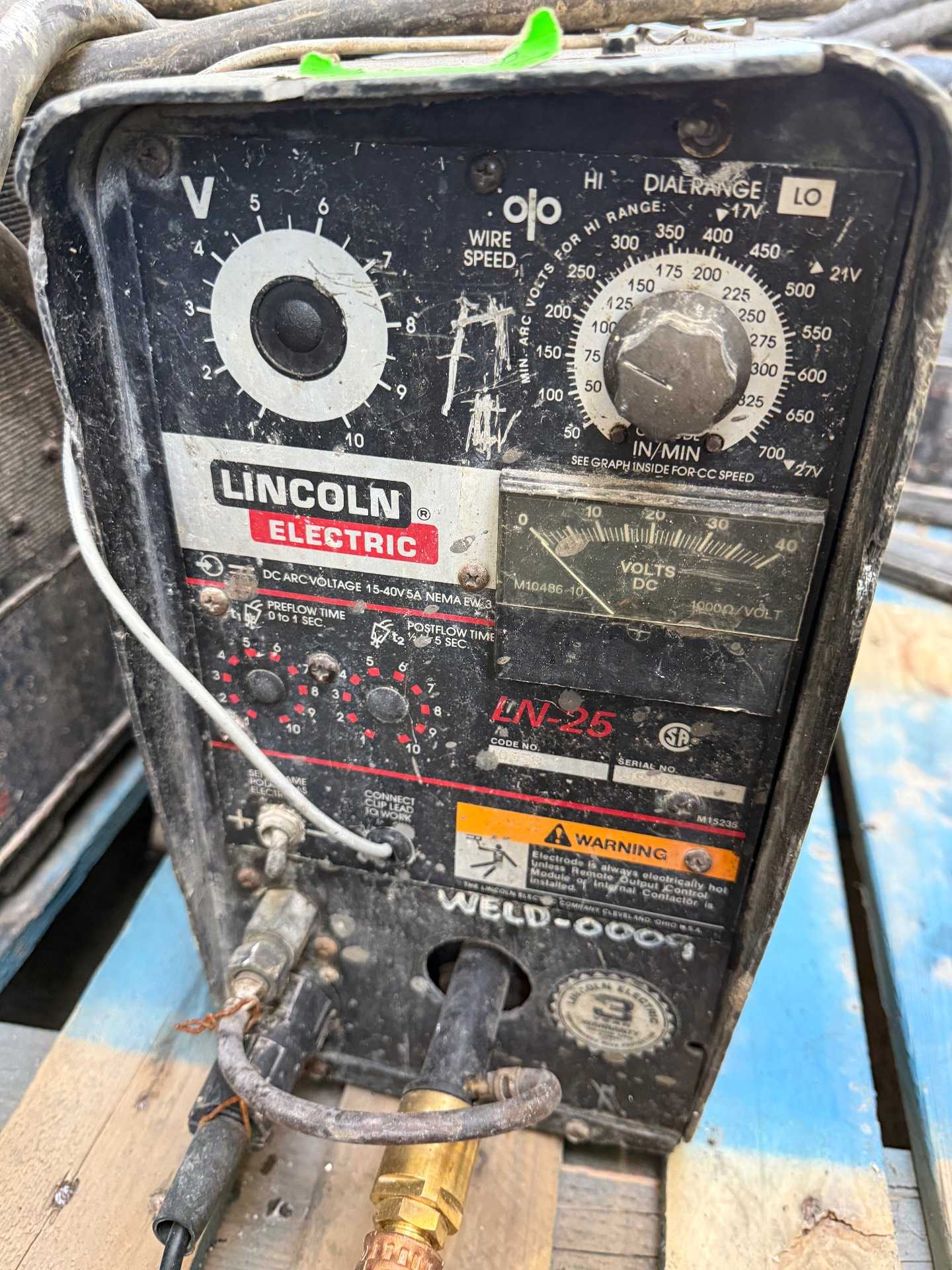 LINCOLN ELECTRIC LN-25 WIRE FEEDER - WIRE FEEDERS