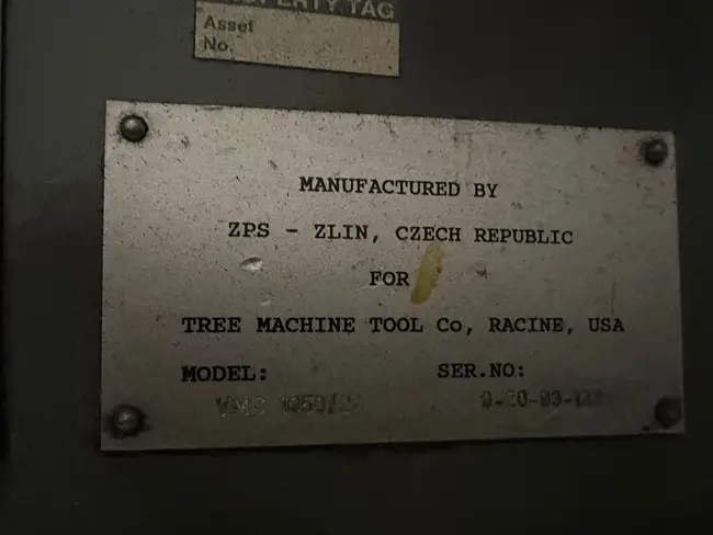 1993 TREE VMC 1050/24 VERTICAL MACHINING CENTER - undefined