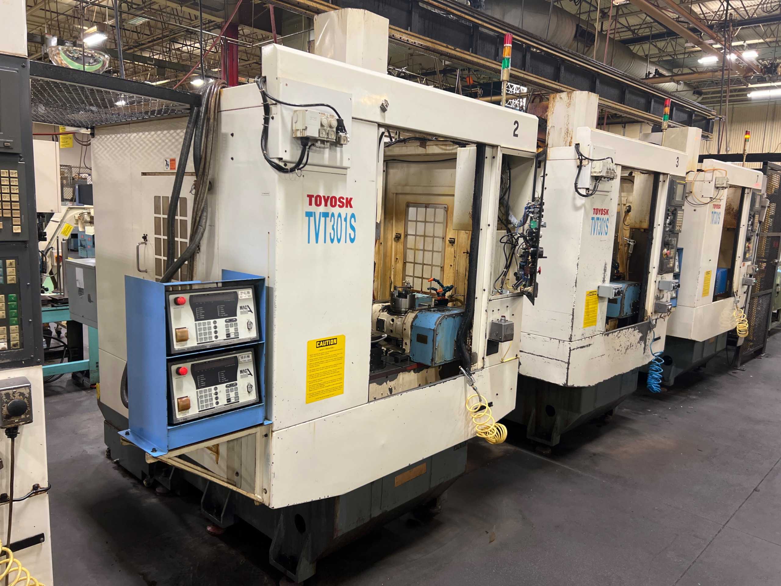 2002 TOYOSK TVT301S VERTICAL MACHINING CENTER - VERTICAL MACHINING CENTERS 2002 TOYOSK TVT301S VERTICAL MACHINING CENTER - VERTICAL MACHINING CENTERS