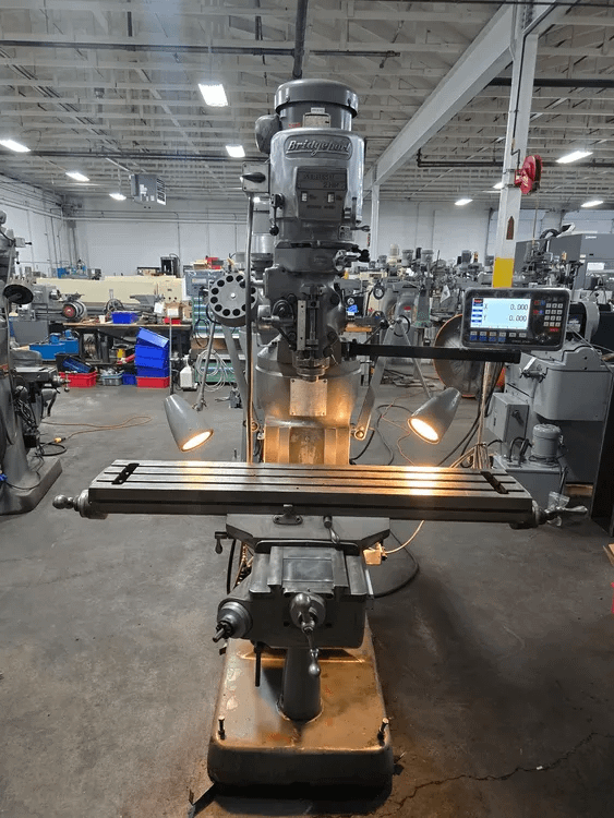 BRIDGEPORT SERIES 1 VERTICAL MILL, 9X48 TABLE, 31L/12C TRAVEL, 2HP, 4200RPM, R8 TAPER, 230V 3PH - VERTICAL MACHINING CENTERS