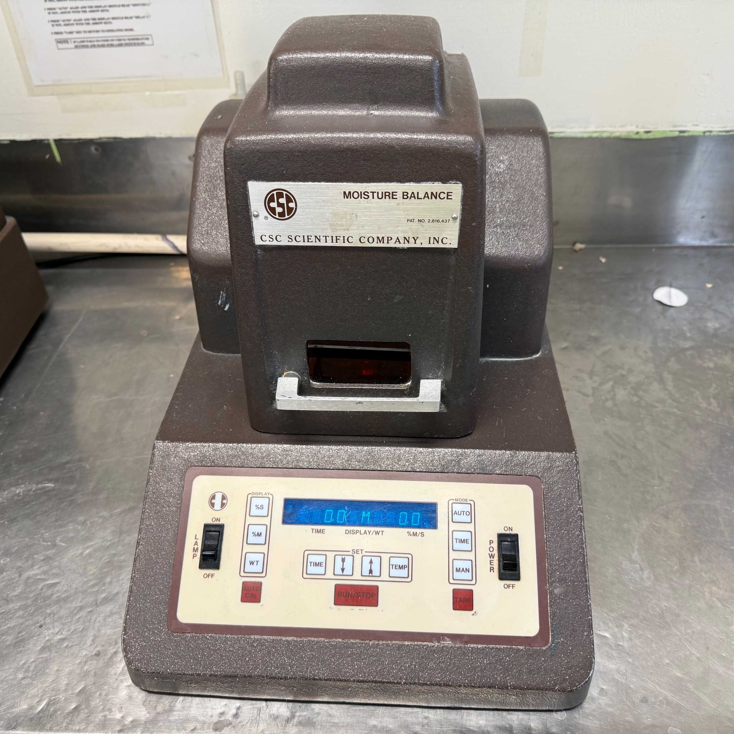 CSC SCIENTIFIC COMPANY MOISTURE BALANCE - LAB & SCIENTIFIC