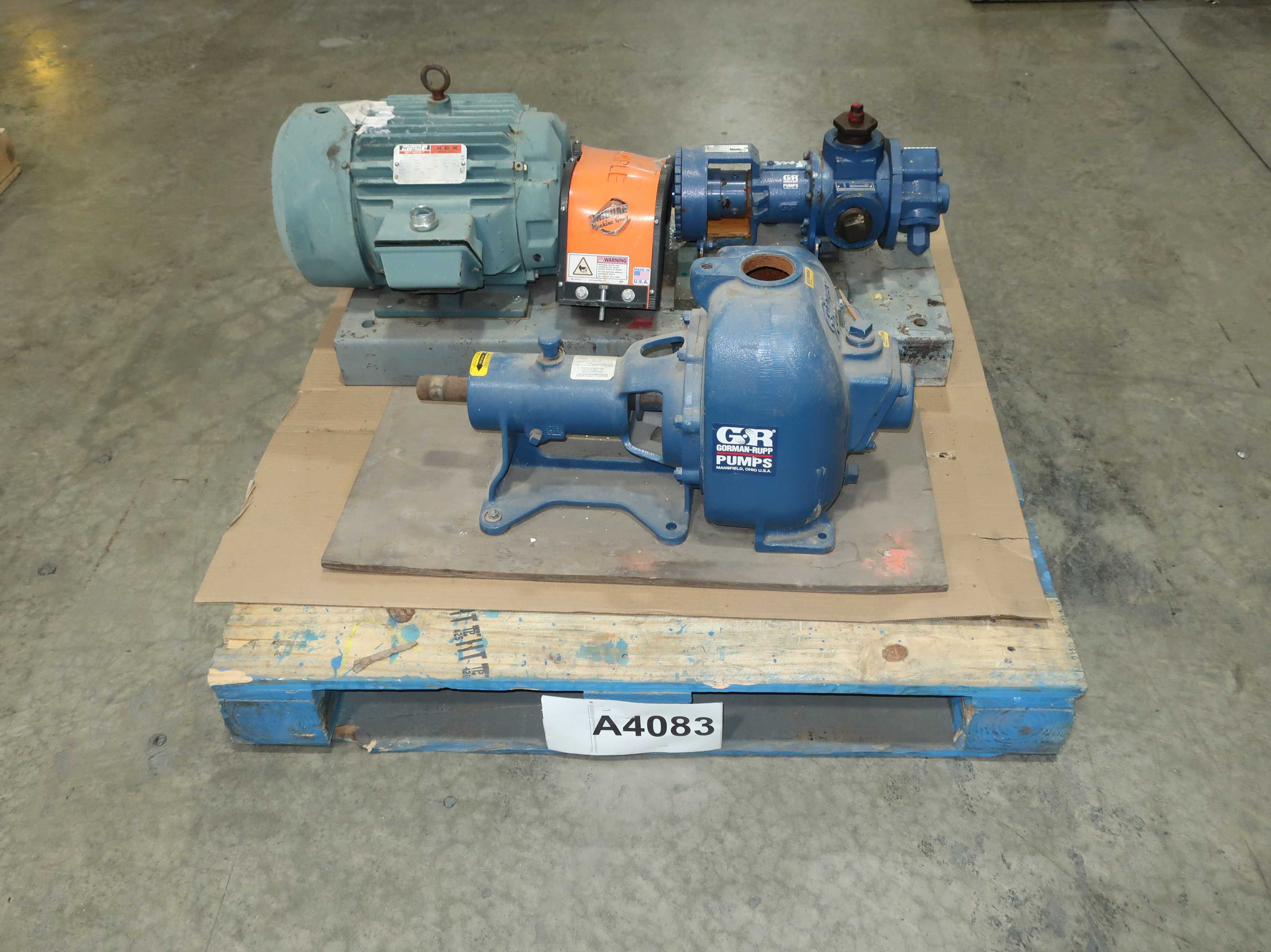 LOT OF 2 GORMAN- RUPP PUMPS - PUMPS