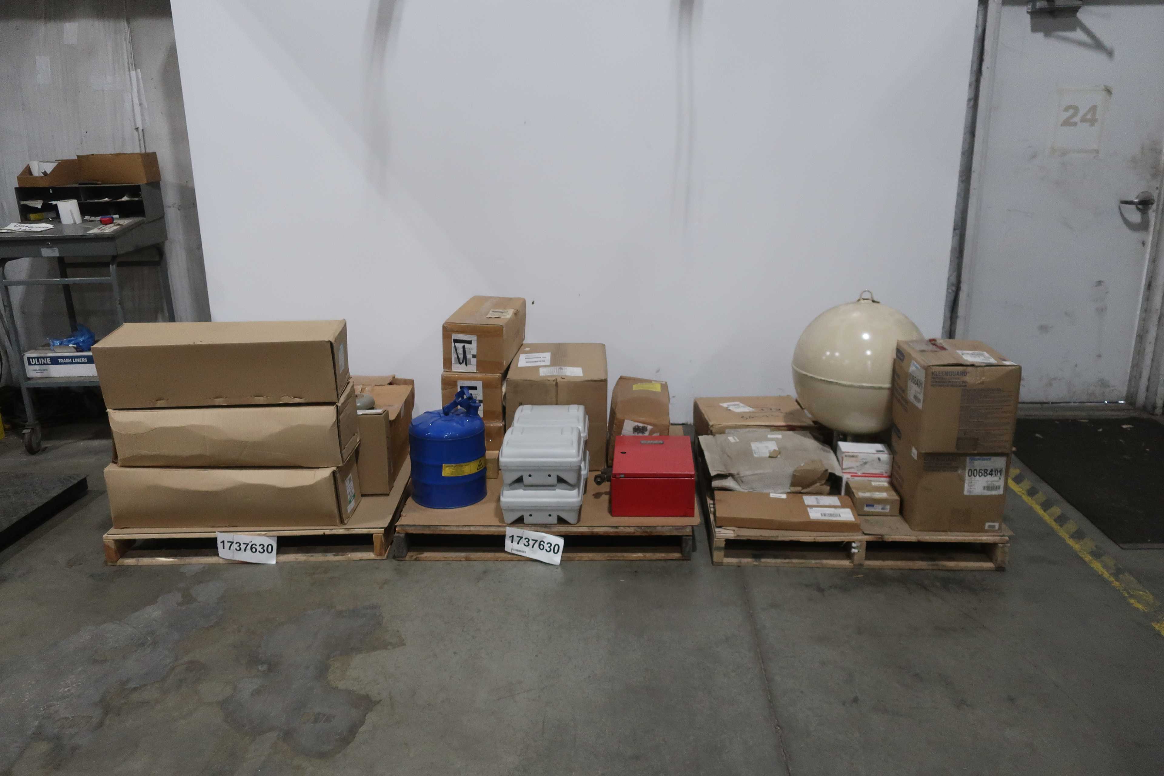 SKU 1737630 - 3 PALLETS OF ASSORTED SAFETY EQUIPMENT