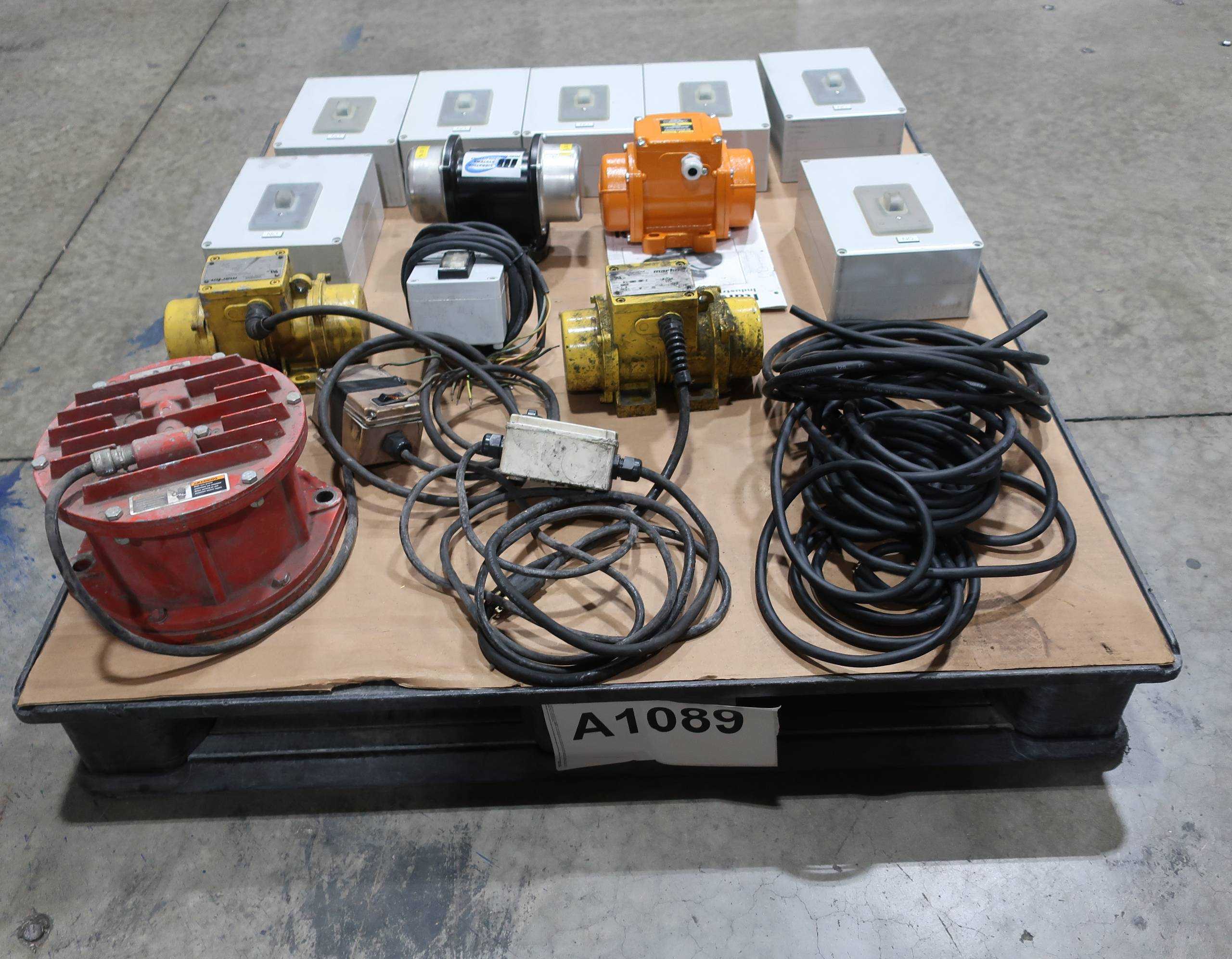 PALLET OF ASSORTED VIBRATORS - ELECTRICAL COMPONENTS