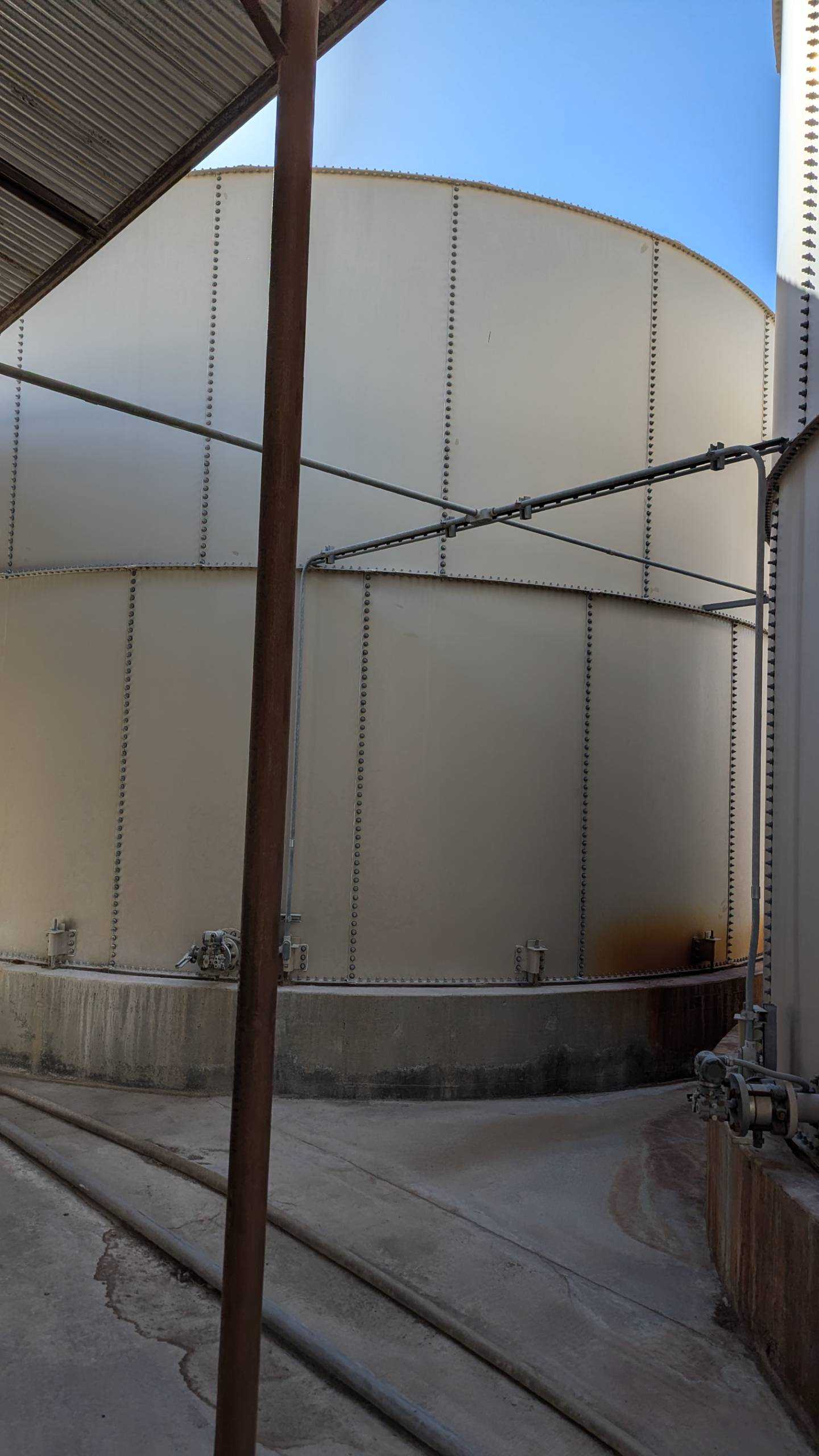 1998 PEABODY TECTANK BOLTED WATER STORAGE TANK 63700 GALLONS - TANKS