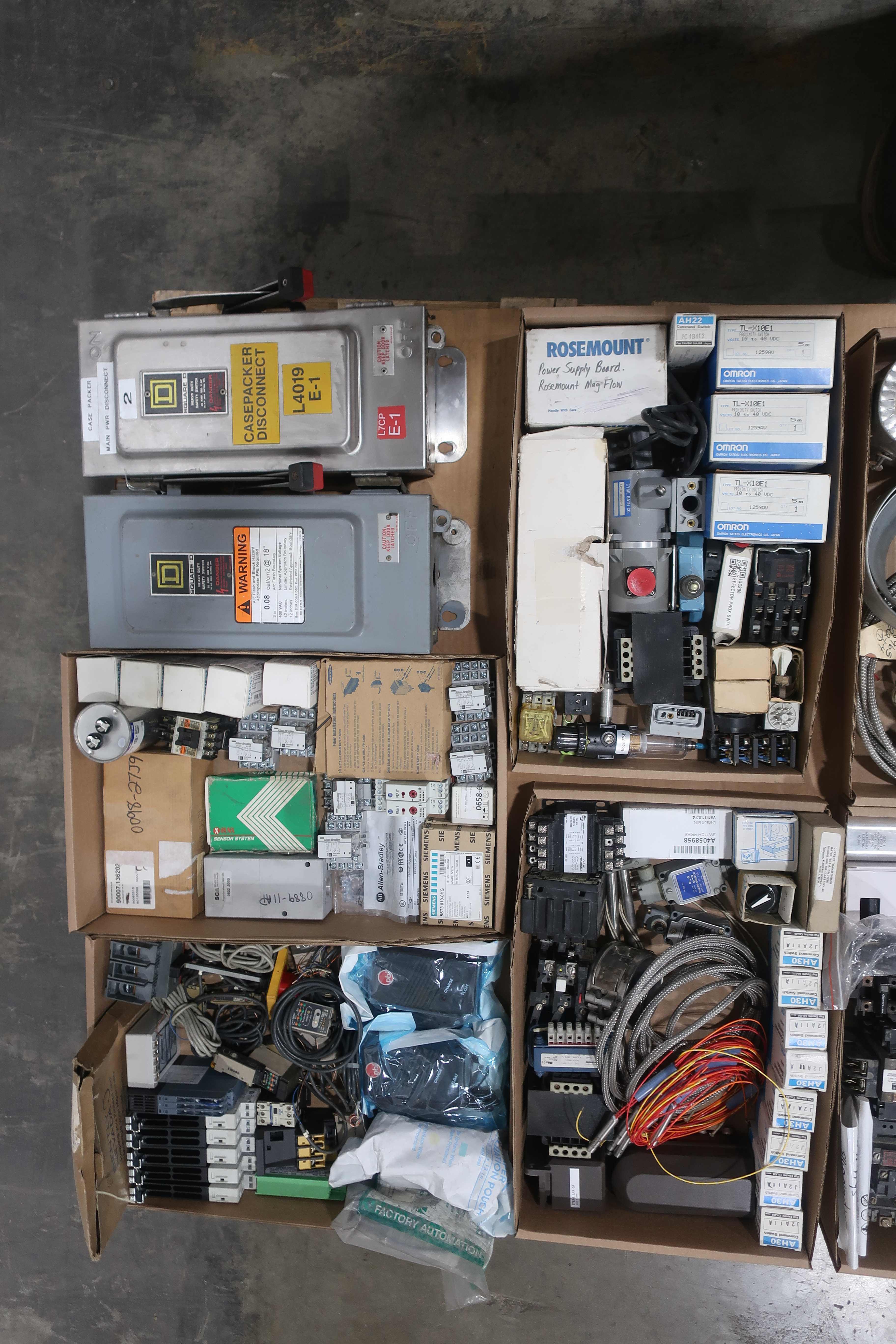 SKU 1741668 - 4 PALLETS OF ASSORTED ELECTRICAL - ELECTRICAL COMPONENTS