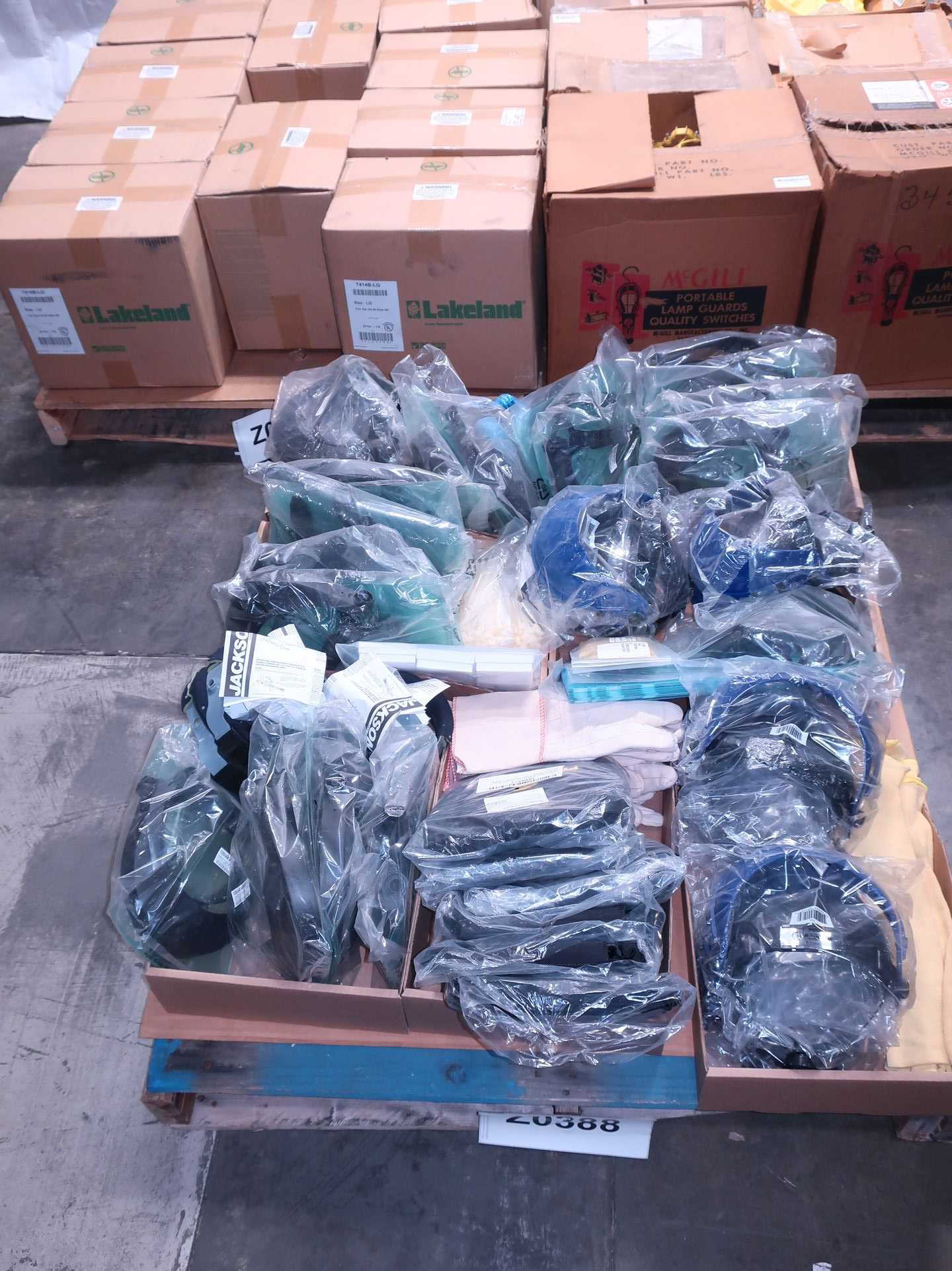 3 PALLETS OF ASSORTED PPE AND SAFETY - SAFETY EQUIPMENT